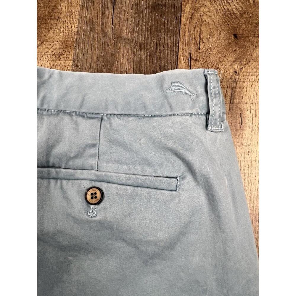 Tommy Bahama Boracay Island Chino Flat Front Garment Dyed Blue 35x30 (36x29) - Picture 3 of 10